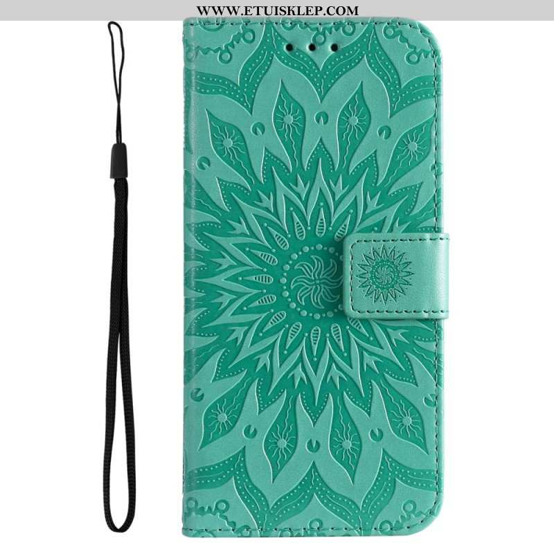 Etui Folio do Vivo Y16 Mandala Sun Ze Smyczą